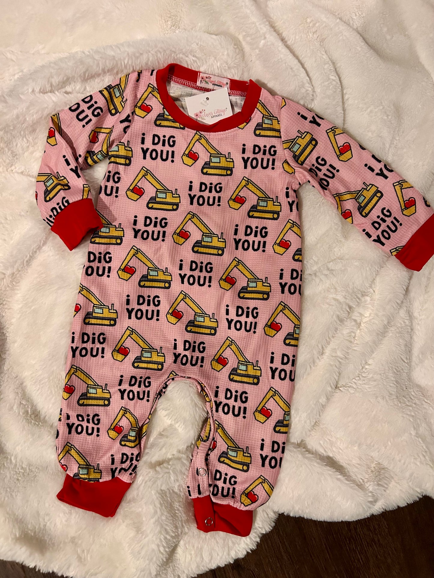 I DIG YOU baby romper