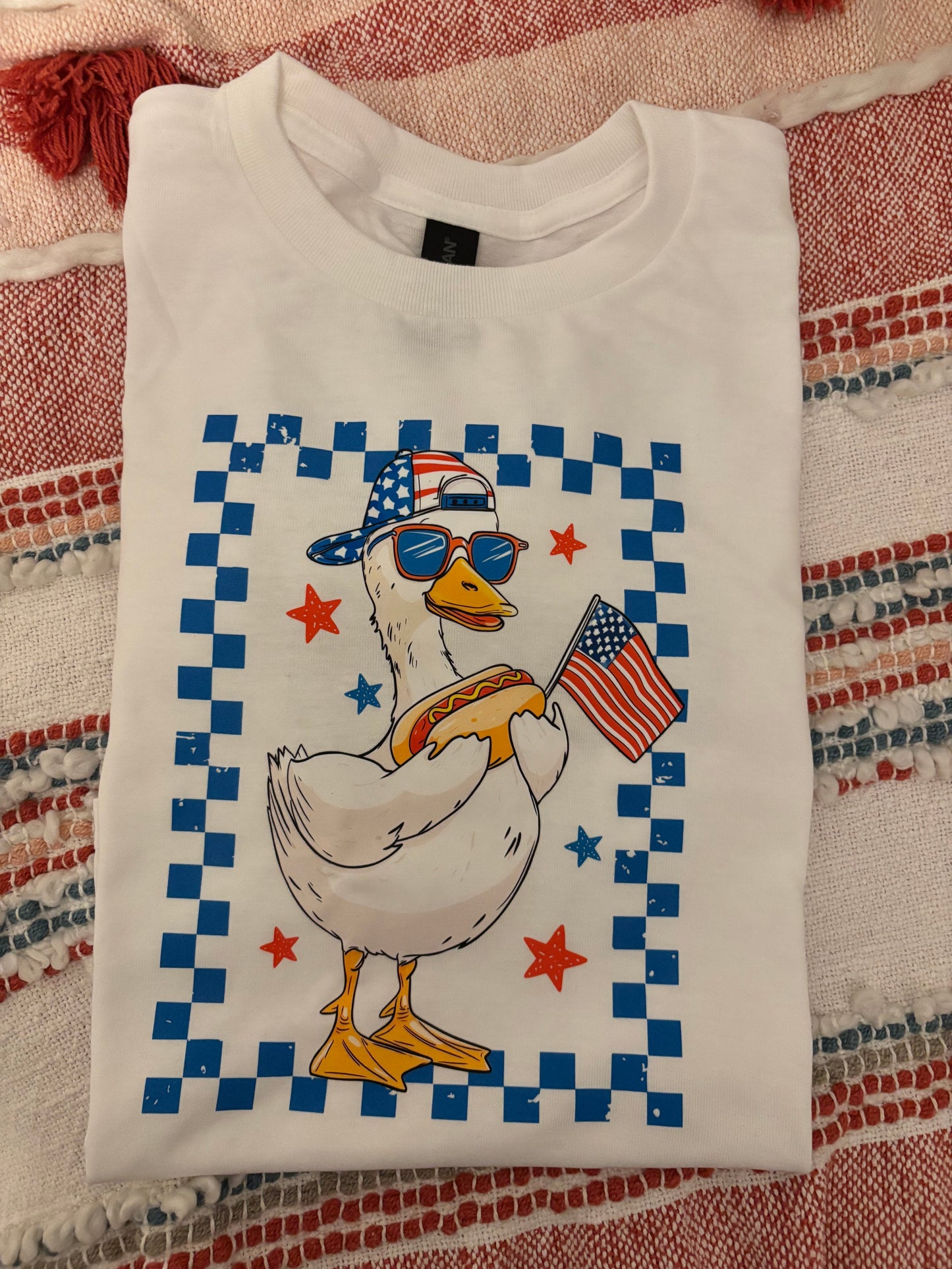 Boys Patriotic Goose tshirt