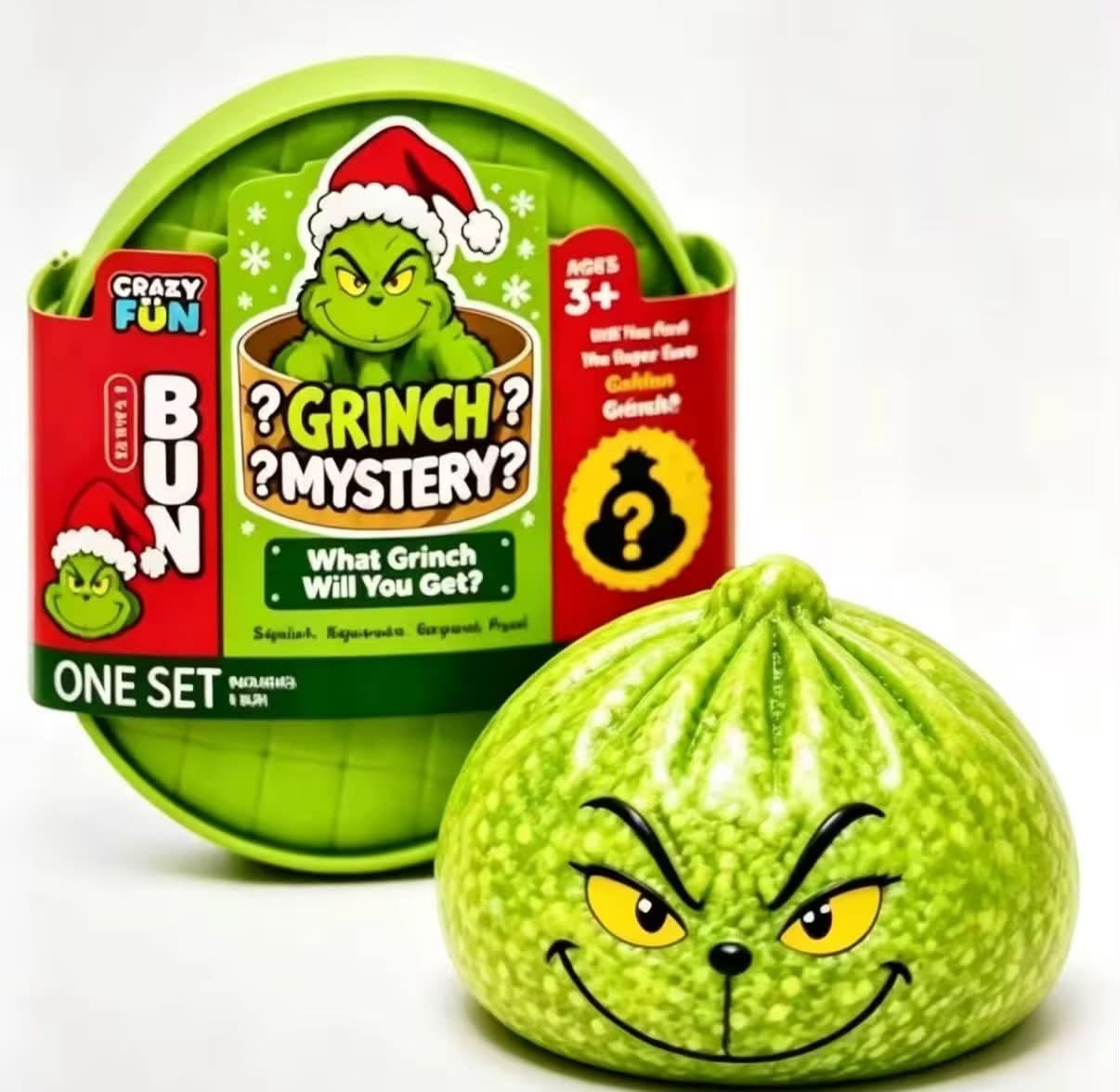 GRINCH SQUISHY DUMPLING PREORDER. Will ship first week of September. Preorder CLOSING 7/27