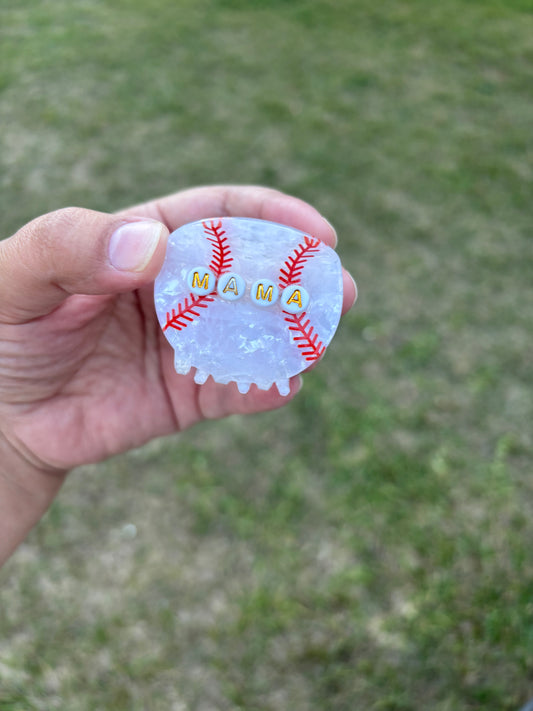 Baseball Claw Clips