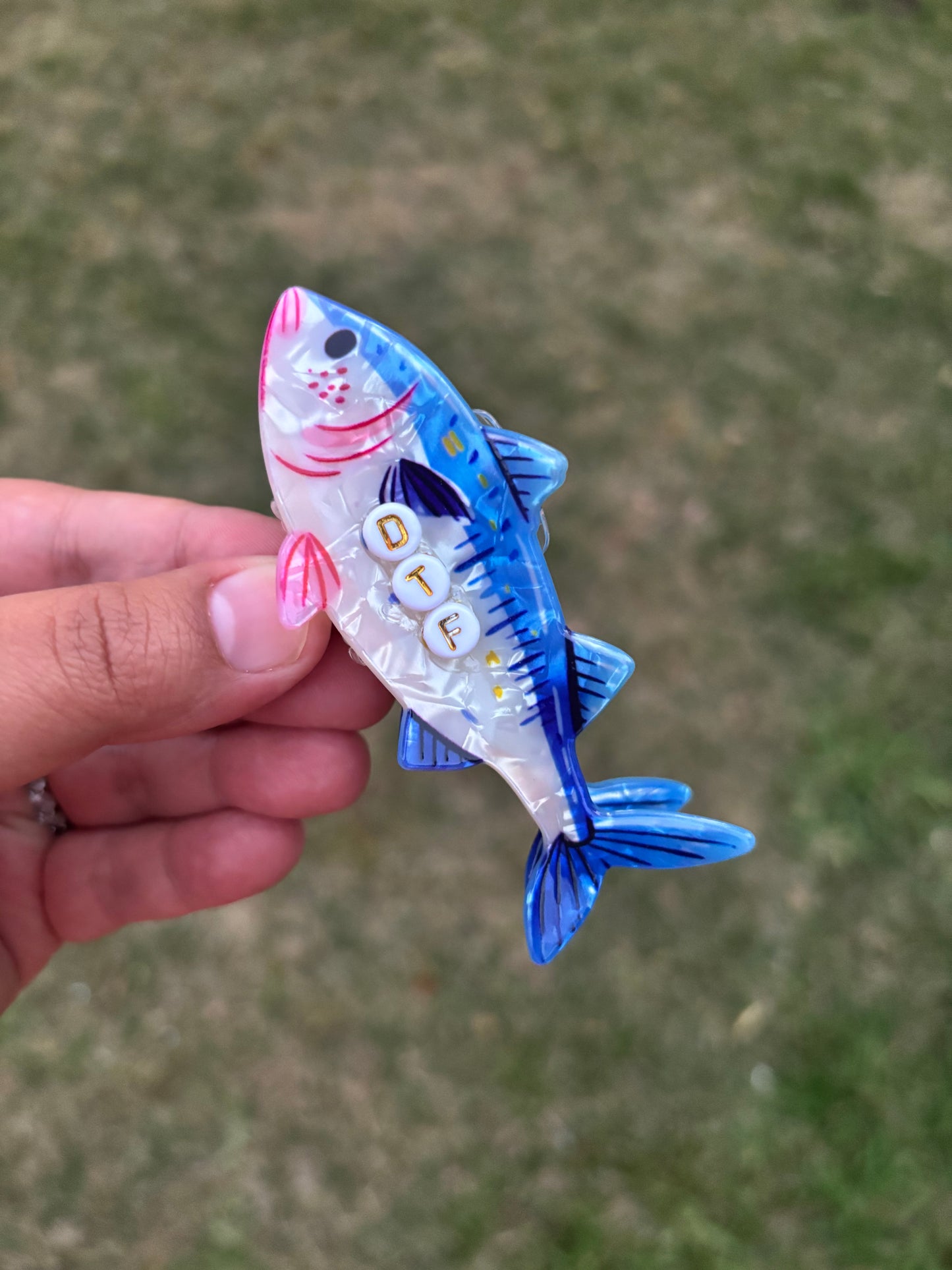 Down to fish claw clip