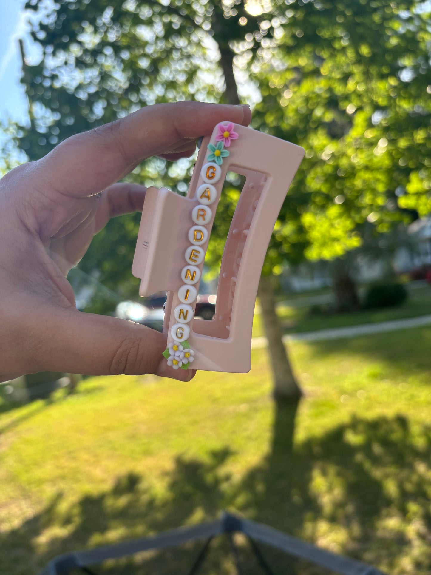 Rather Be Gardening Claw Clip