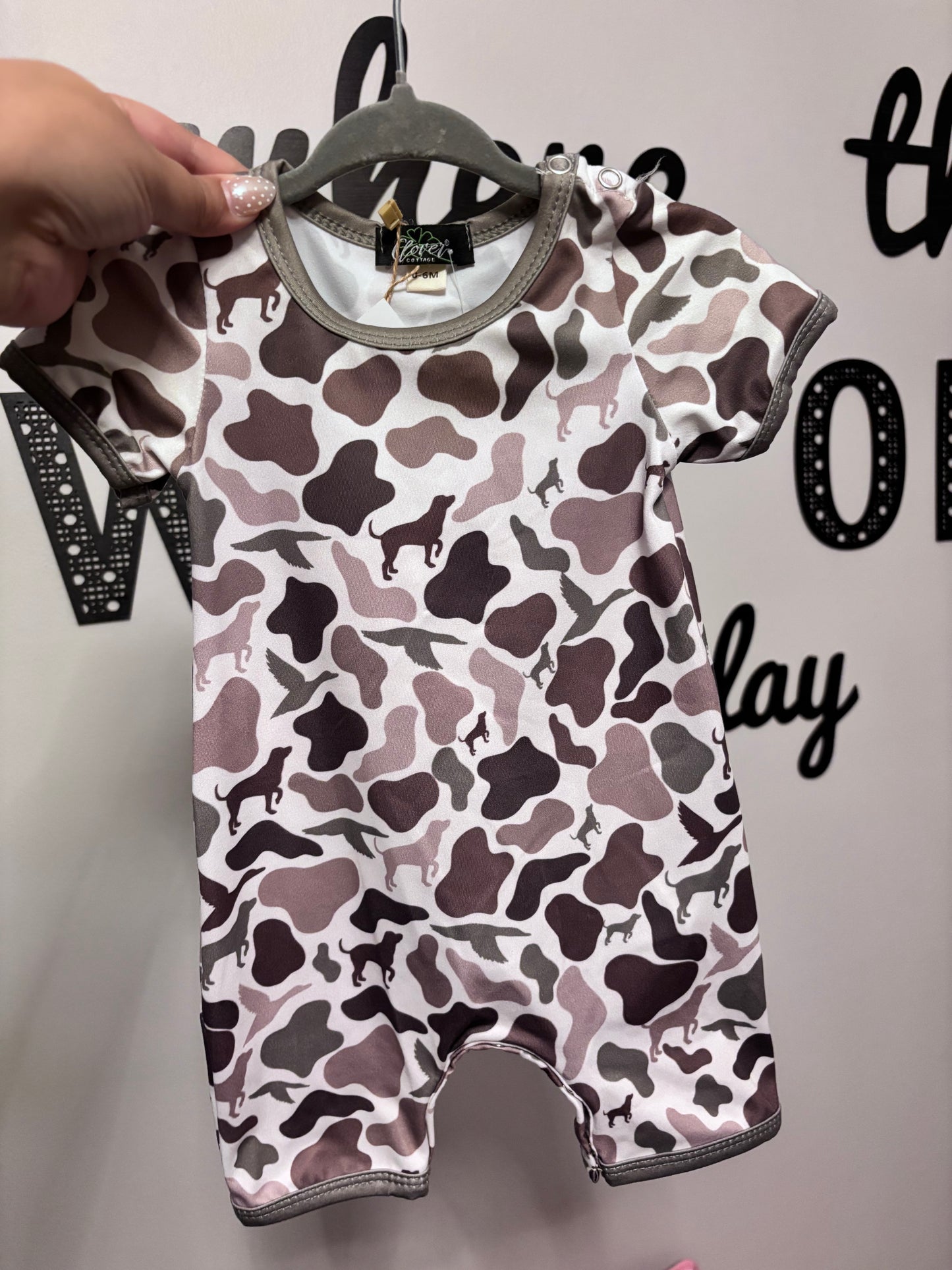 Camo Baby Romper