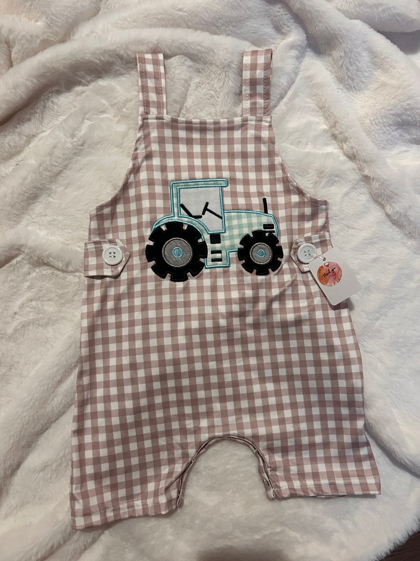 Tractor Boys Super Soft Overalls