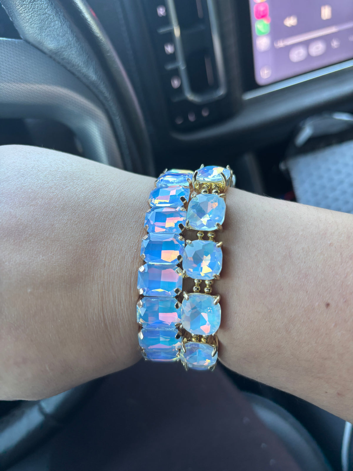 AB crystal Stretch Bracelet