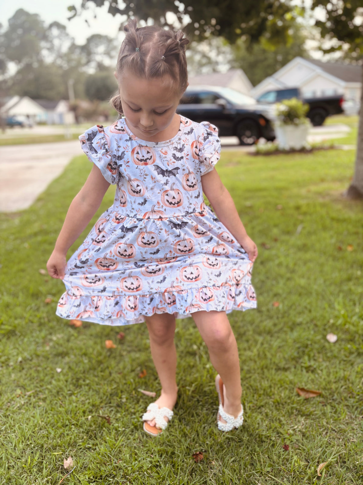 Jack O Lantern Spooky Dress