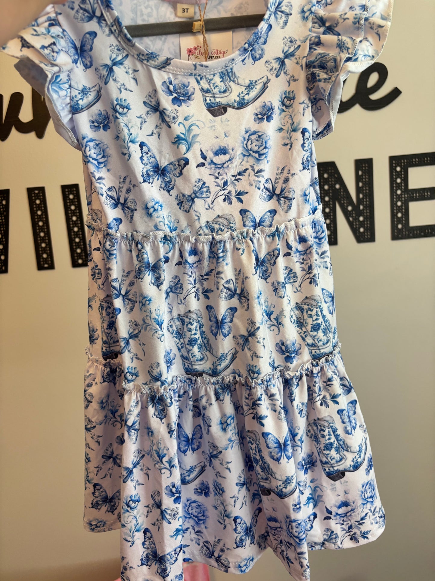 Boot Scootin Butterfly Dress