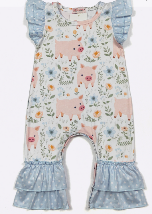 Little Piggie Baby Romper