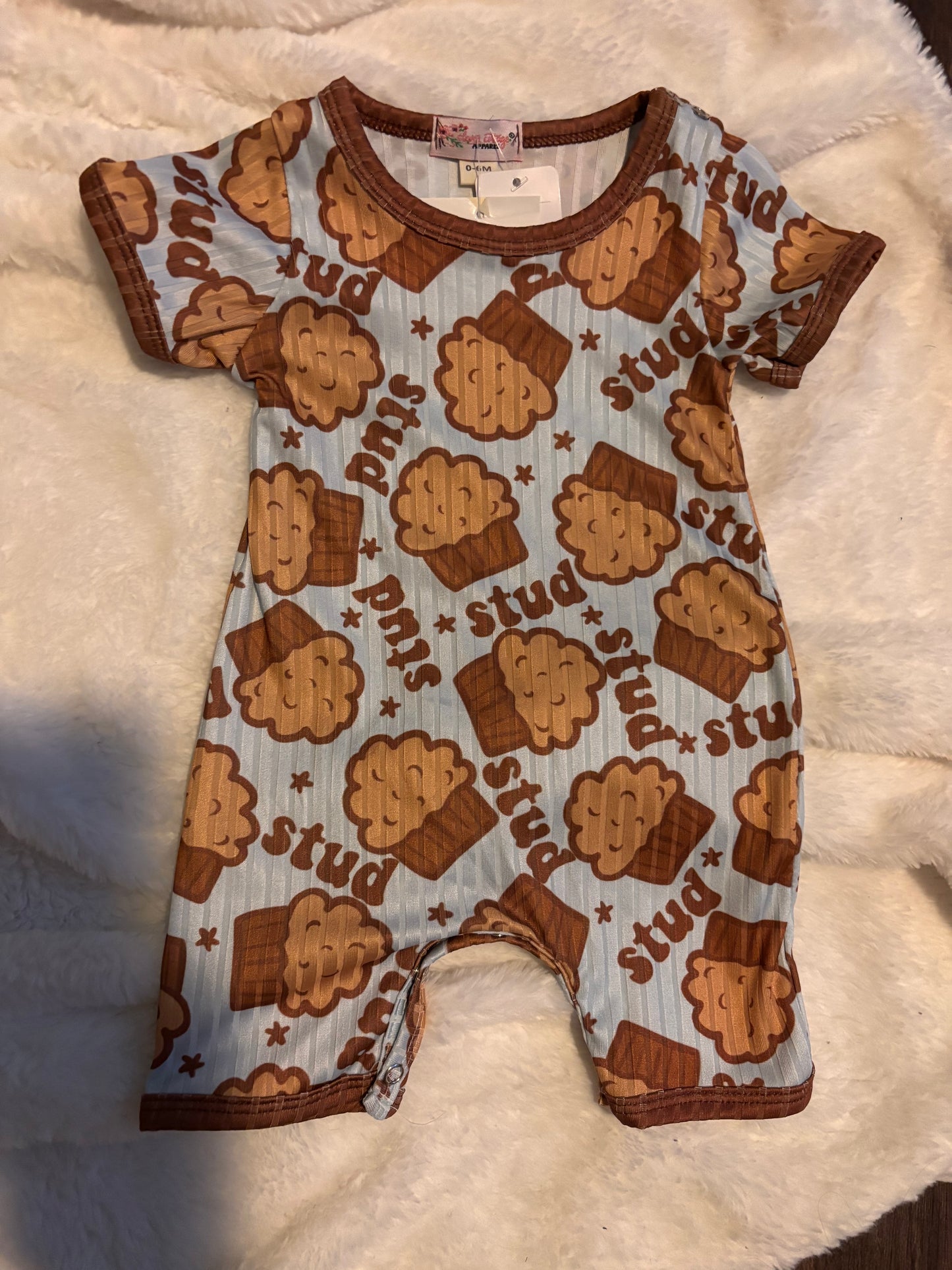 Stud Muffin Baby Romper