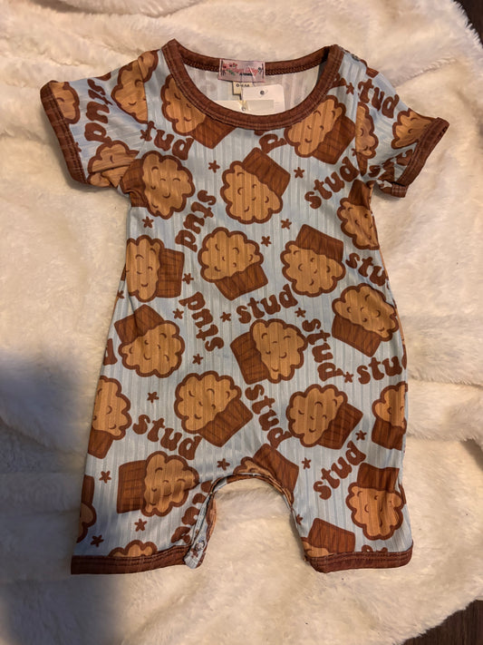 Stud Muffin Baby Romper