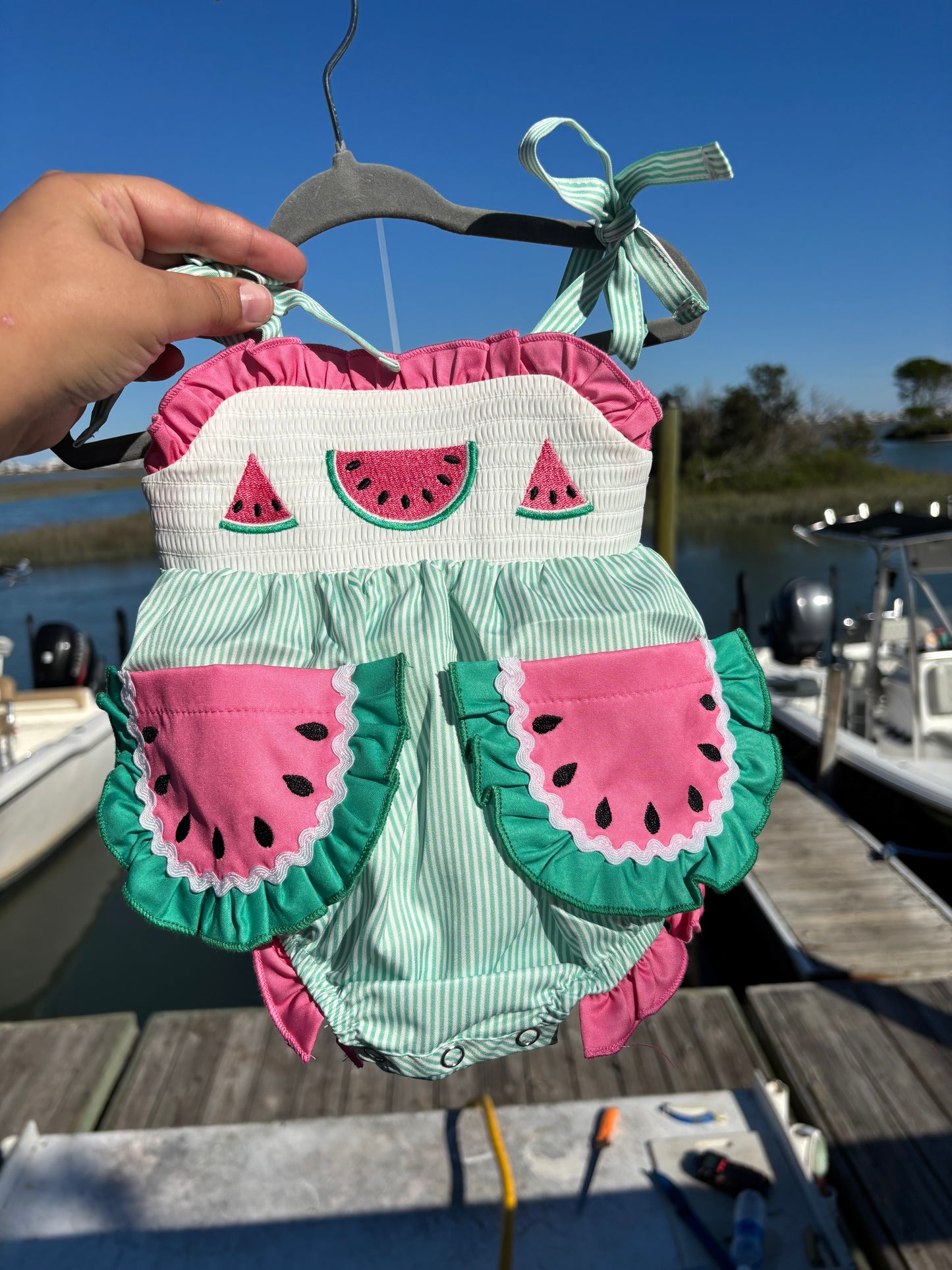 Watermelon Babe Baby Romper
