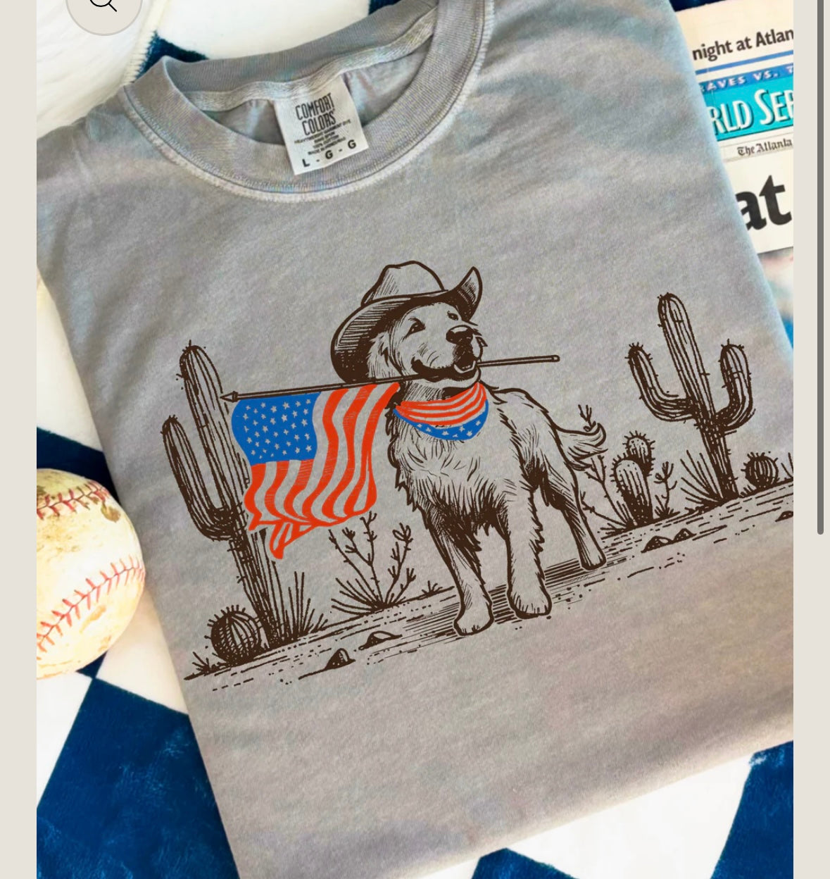 Patriotic golden tee