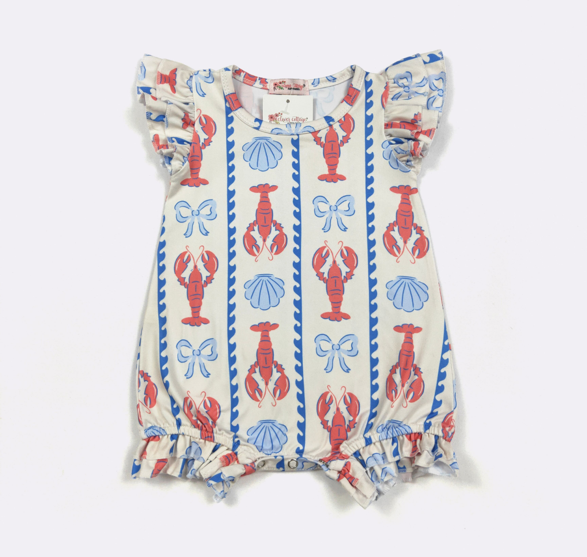Lobster Ruffle Romper