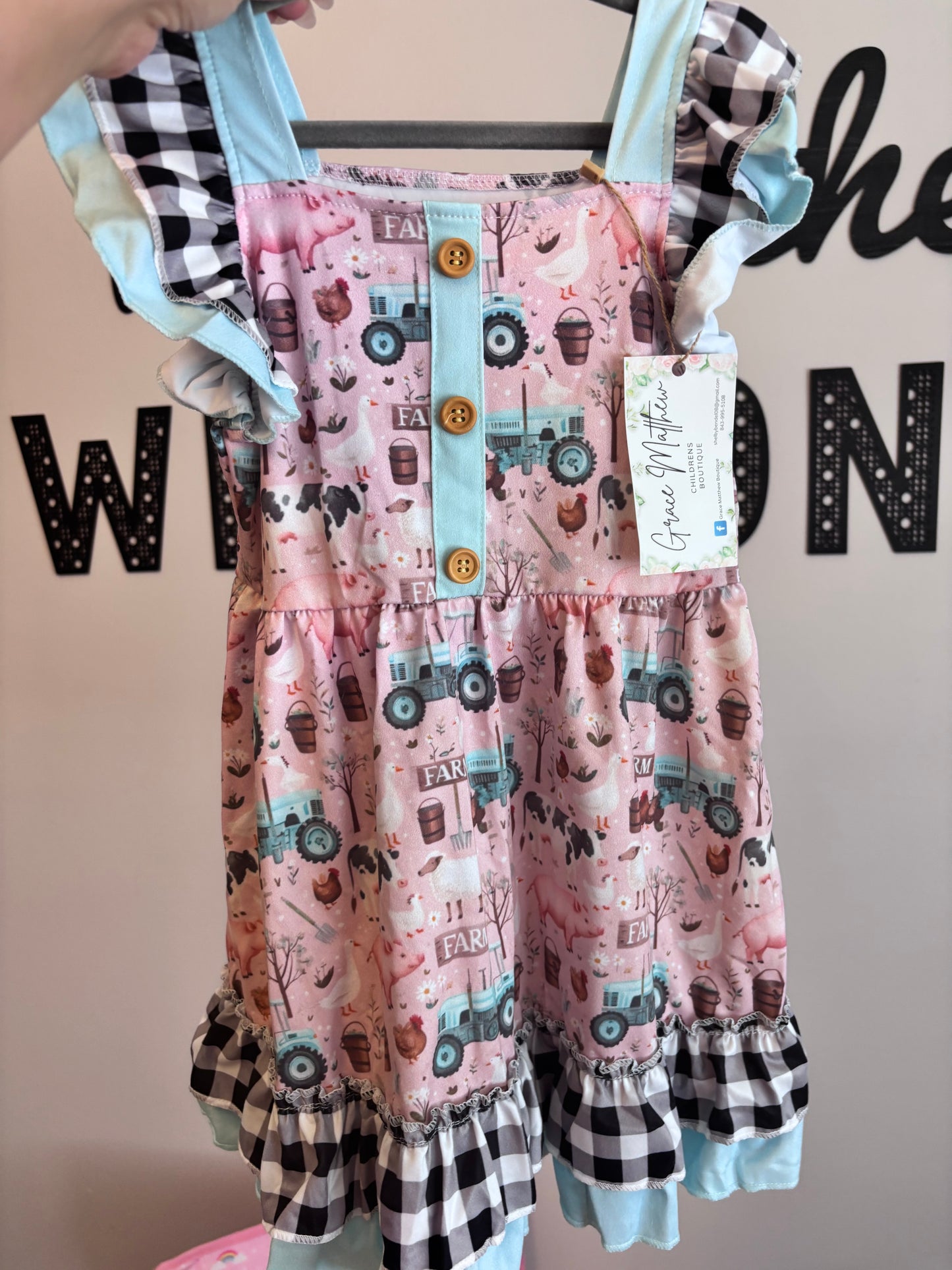 Day at the Farm Dress