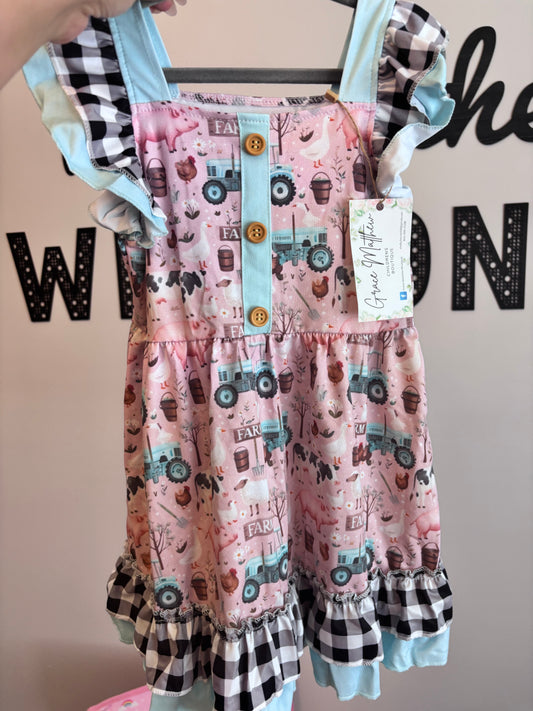Day at the Farm Dress