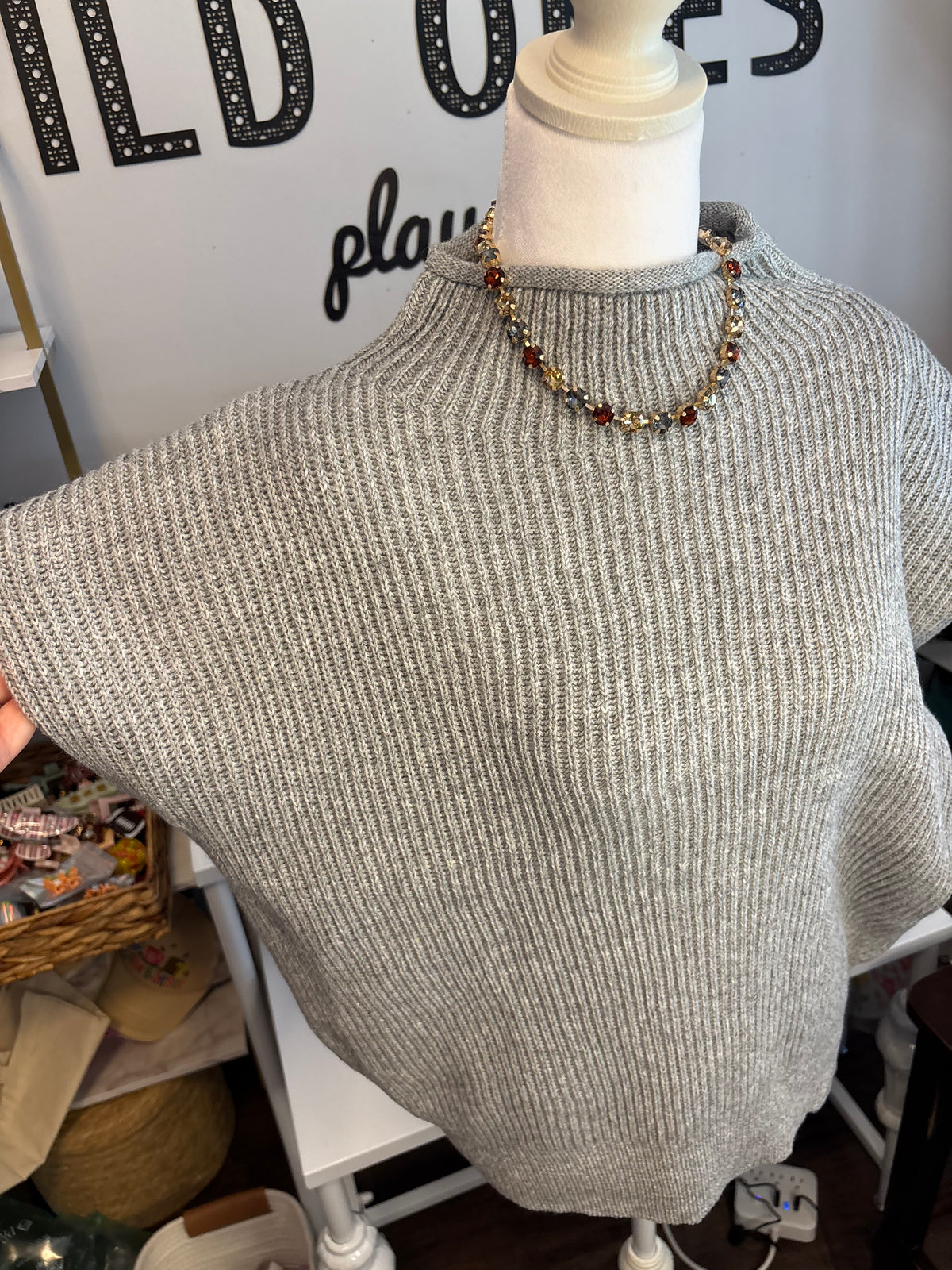 Women’s Grey Sweater Vest