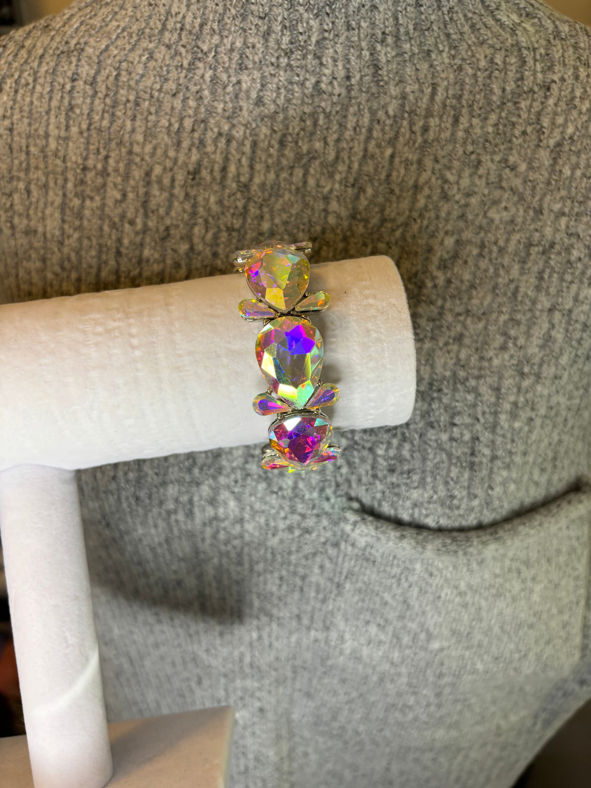 AB Crystal Stretch Bracelet