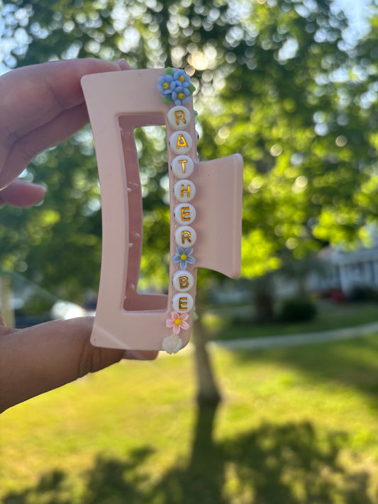 Rather Be Gardening Claw Clip