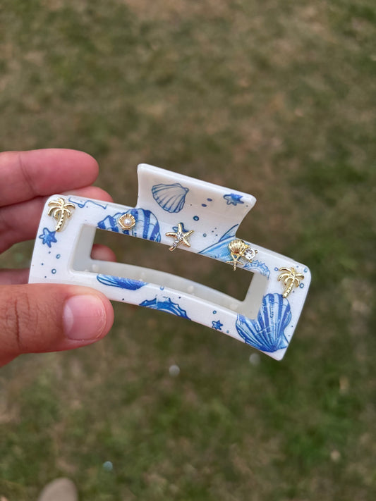 Sea Shells Claw Clip
