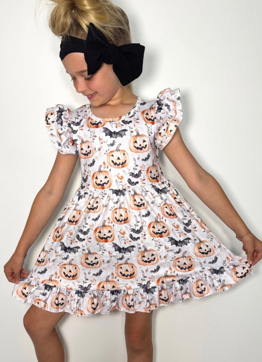 Jack O Lantern Spooky Dress