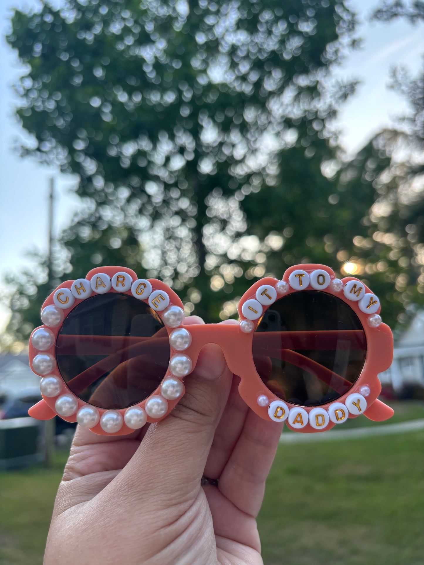 Charge it to my daddy Glasses