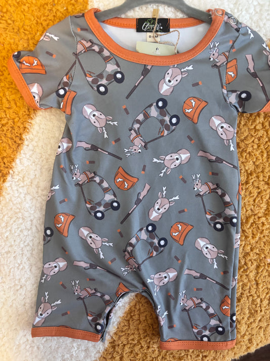 Cozy Coupe Hunting Romper