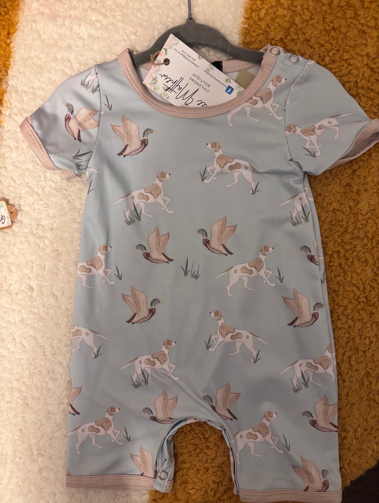 Hunting dog romper