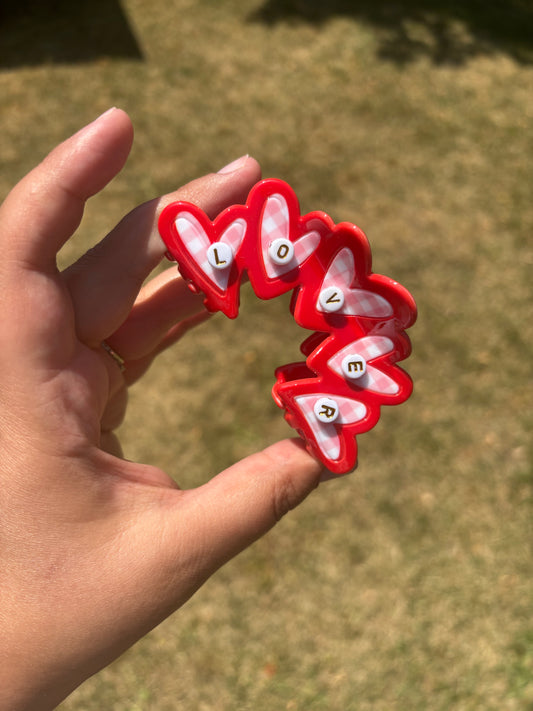Lover Hat Claw Clip