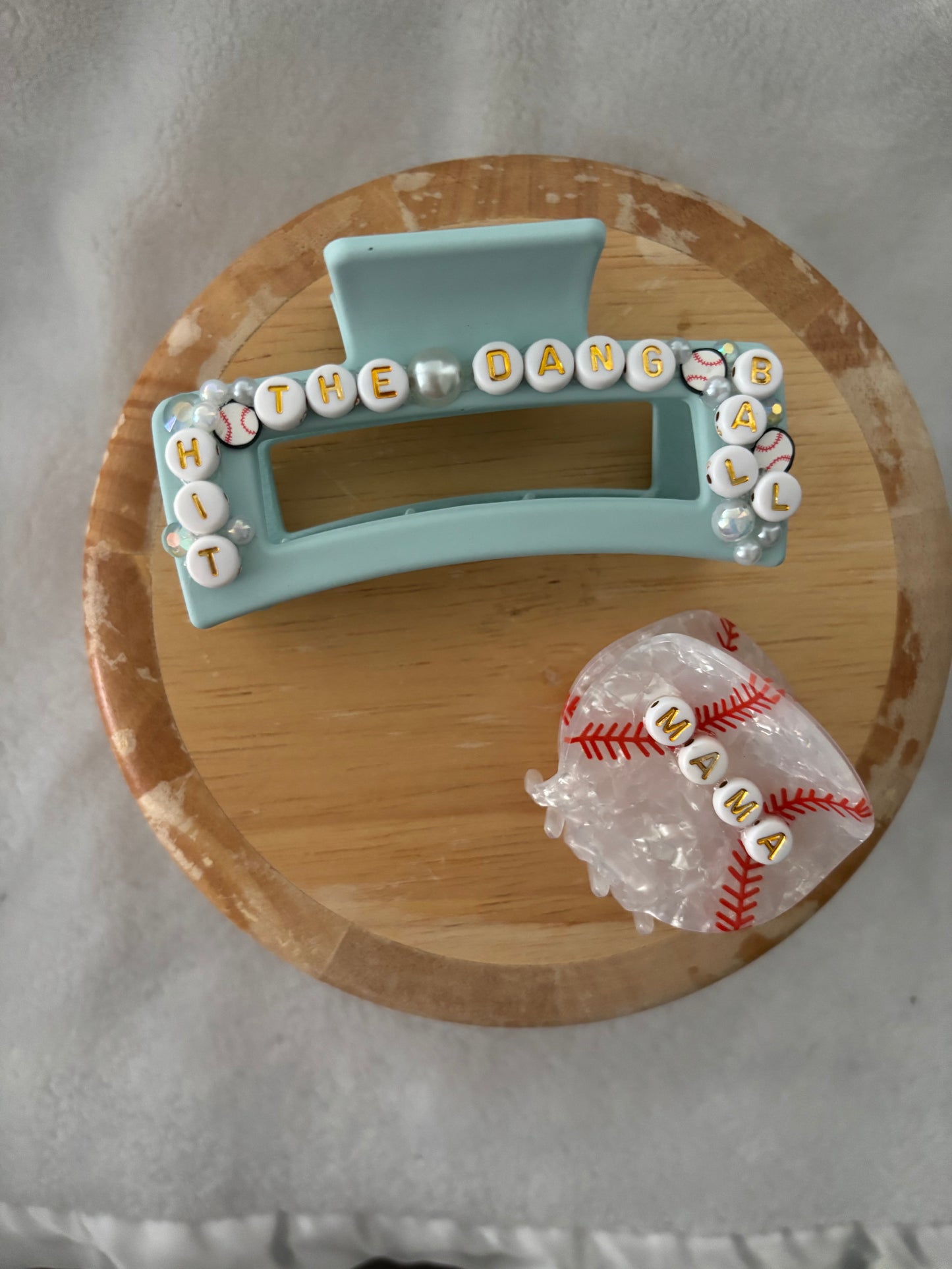 Baseball Claw Clips