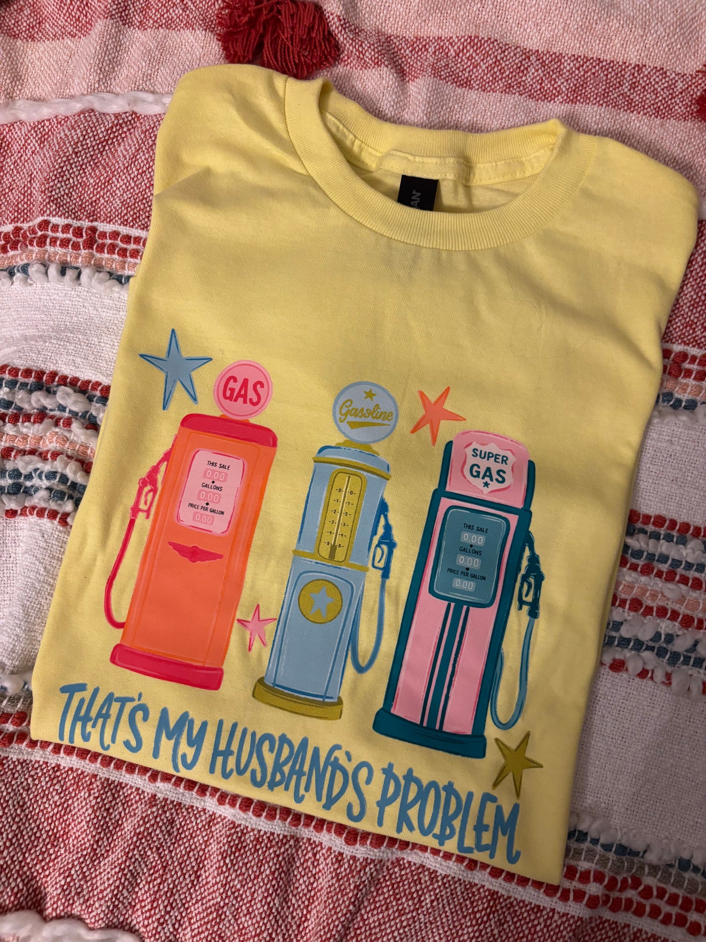 Husbands Problem Gas T shirt