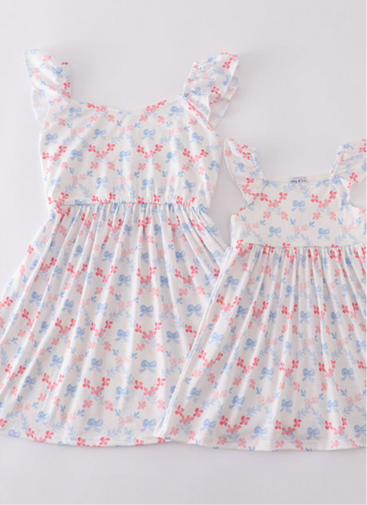 Mommy & Me matching WOMENS & girls American dress