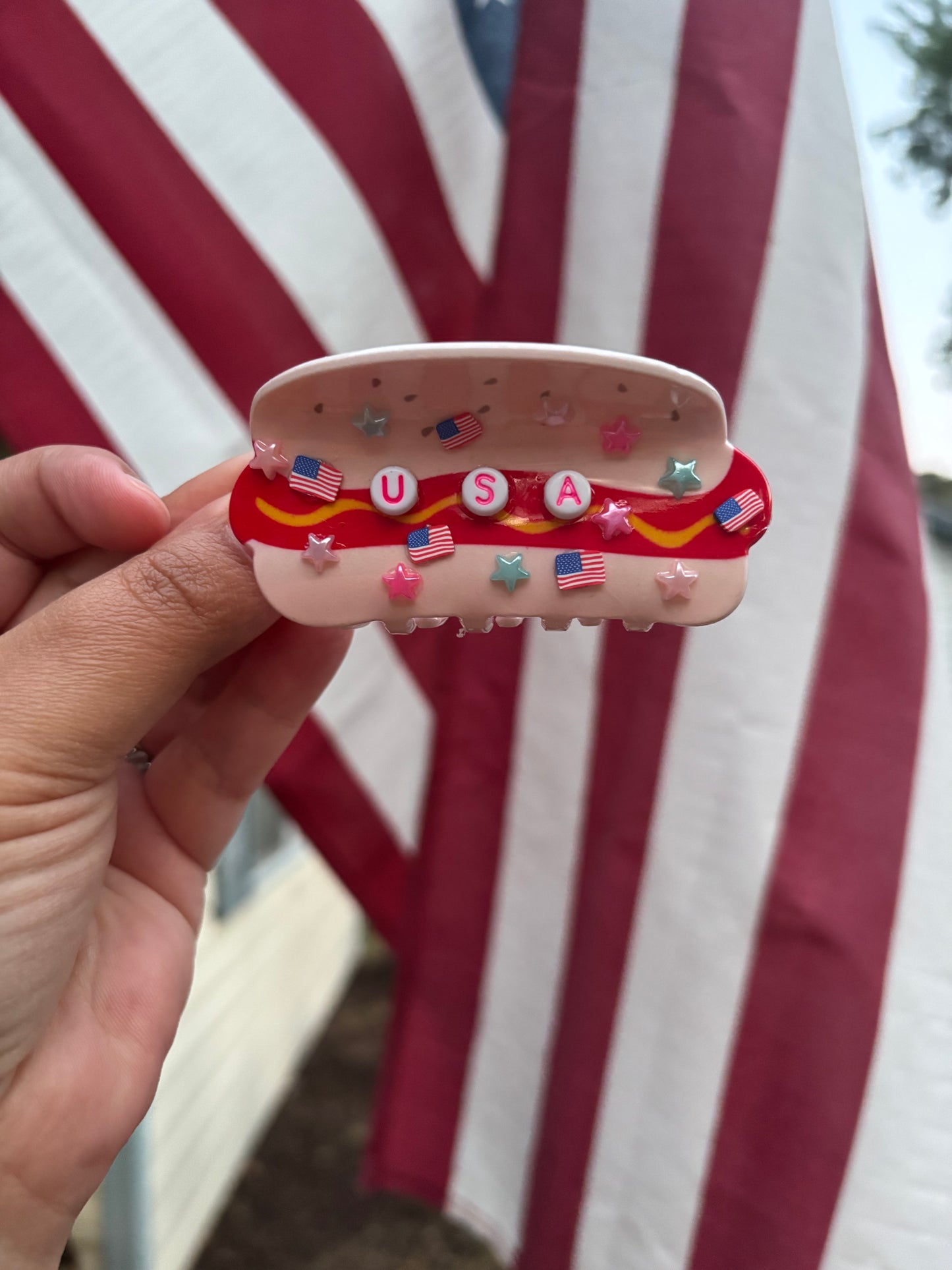 Hotdog Hair Claw