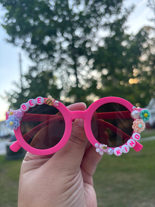Bee Kind Round Glasses
