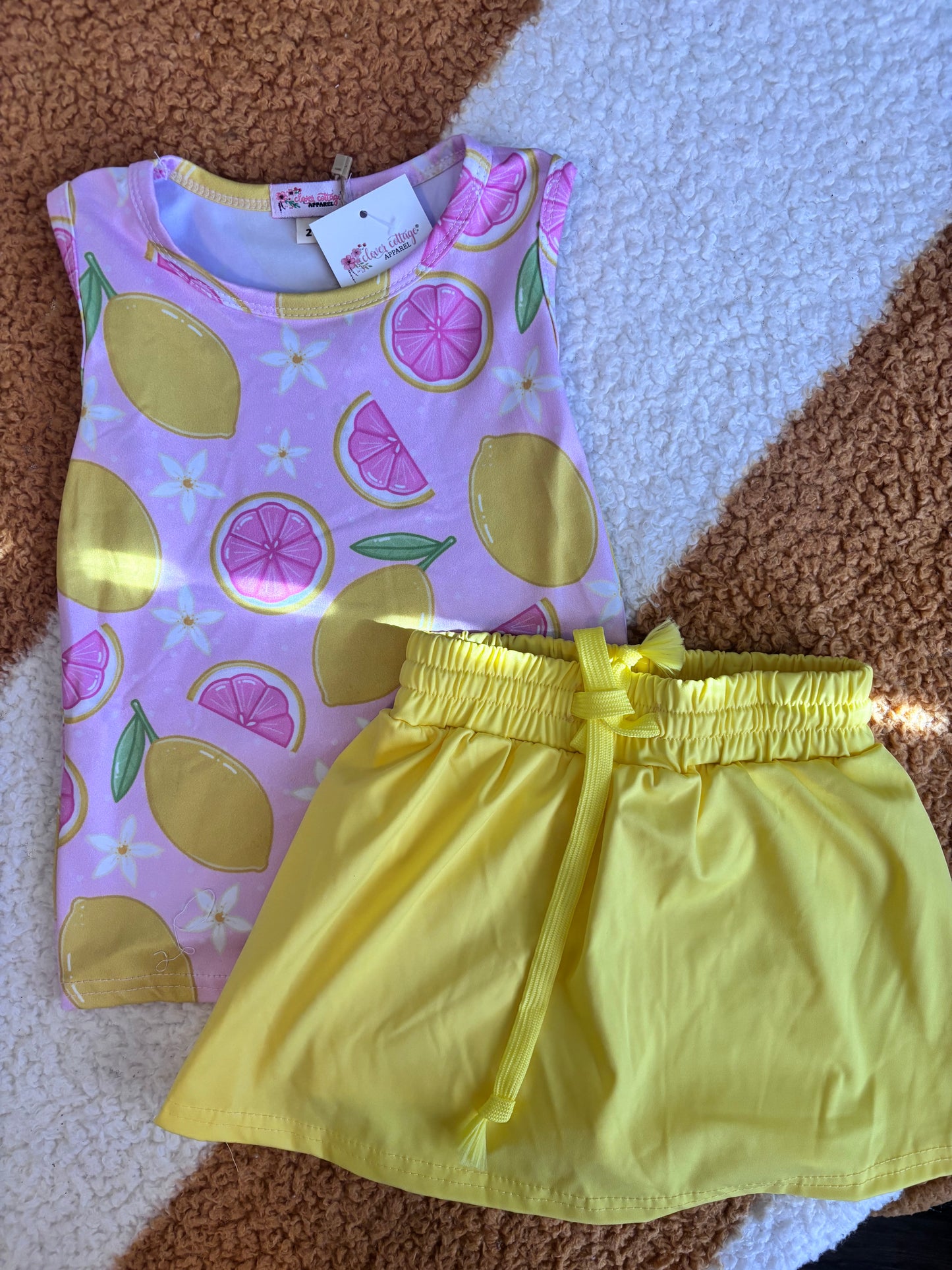 Lemonade Baby SKORT set