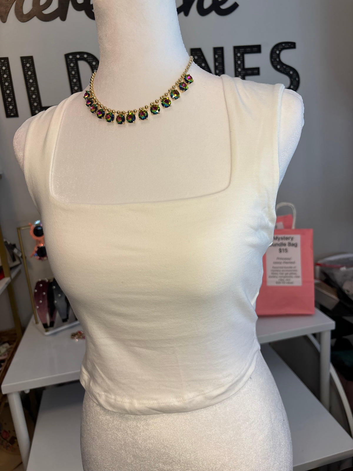 Square Neck Double Lined Tank