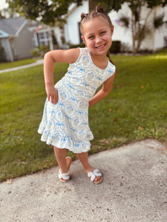 Hydrangea Athletic Dress