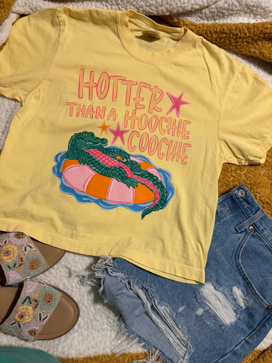 HOTTER THAN A HOOCHIE COOCHIE tee shirt