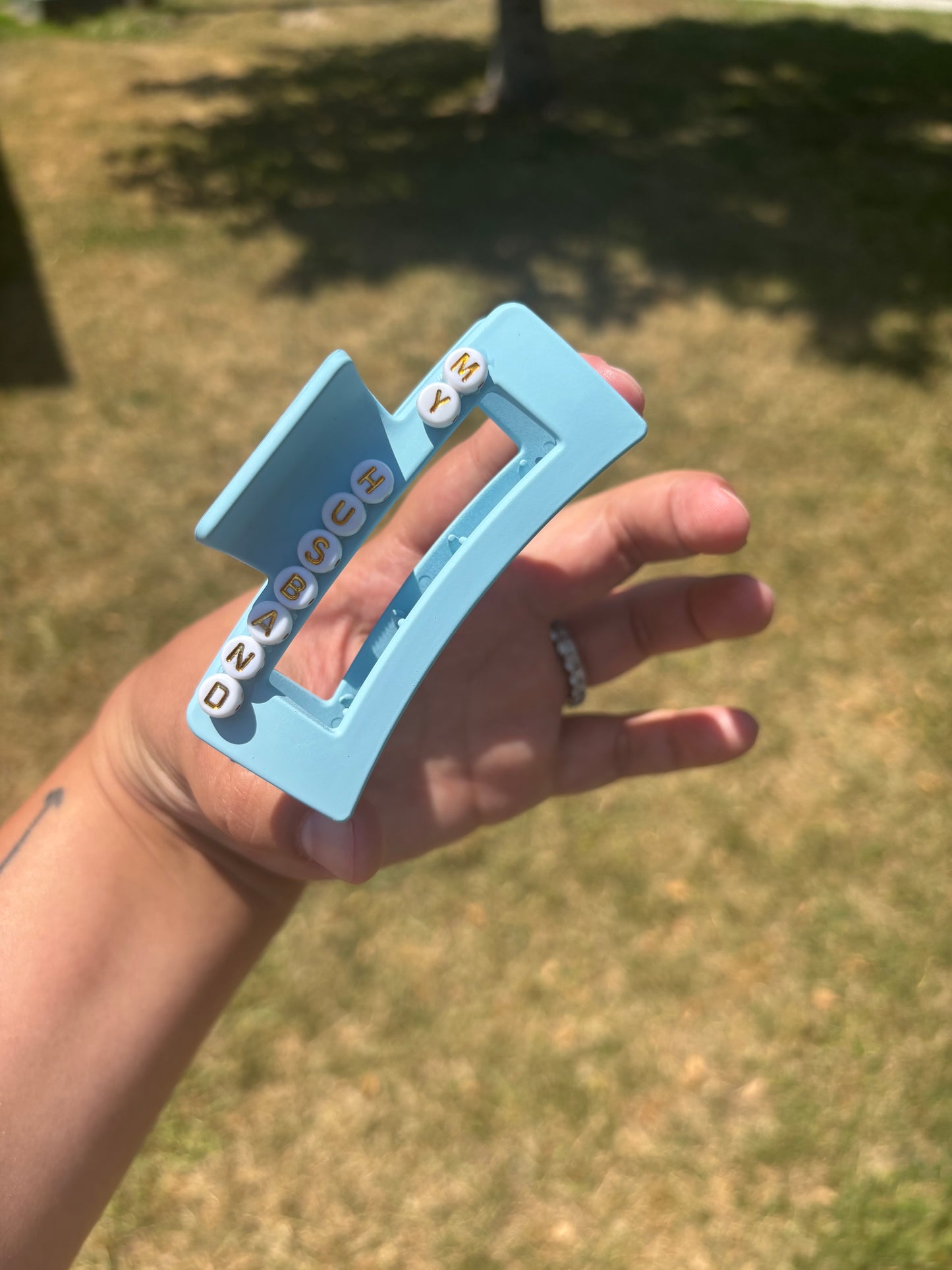 Sorry about my husband claw clip