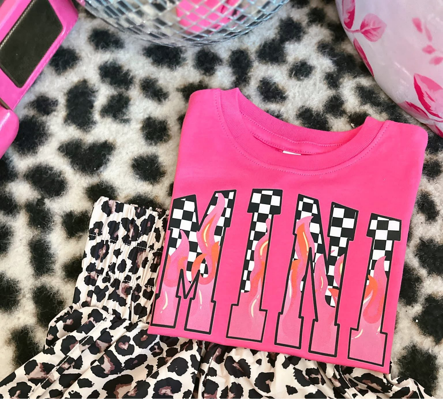 MINI checkered T shirts