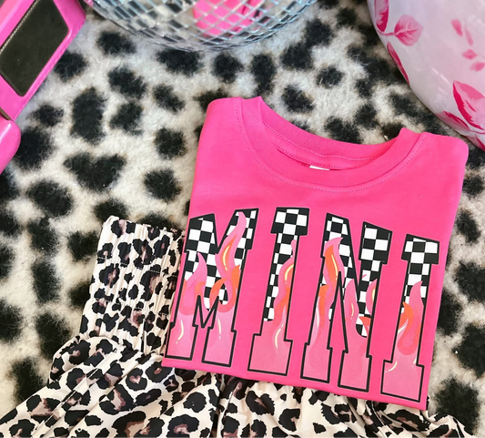 MINI checkered T shirts