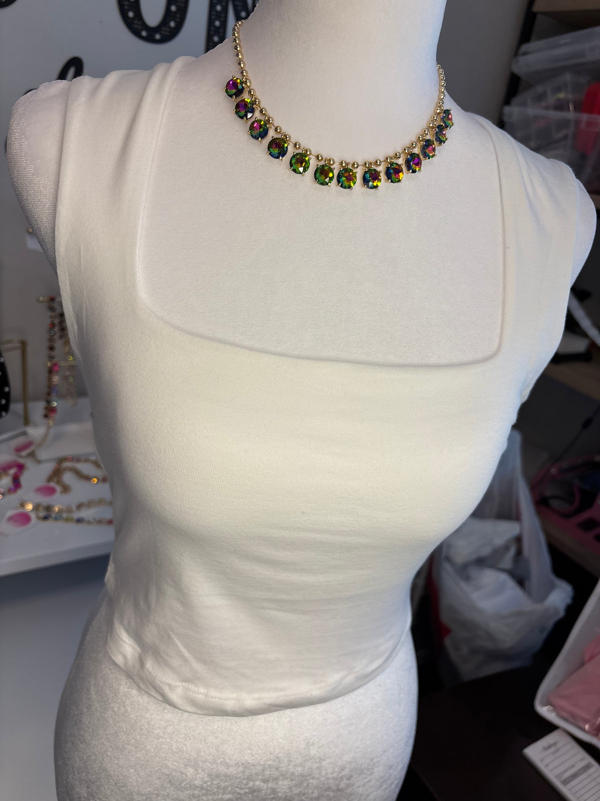 Square Neck Double Lined Tank