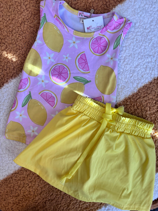 Lemonade Baby SKORT set