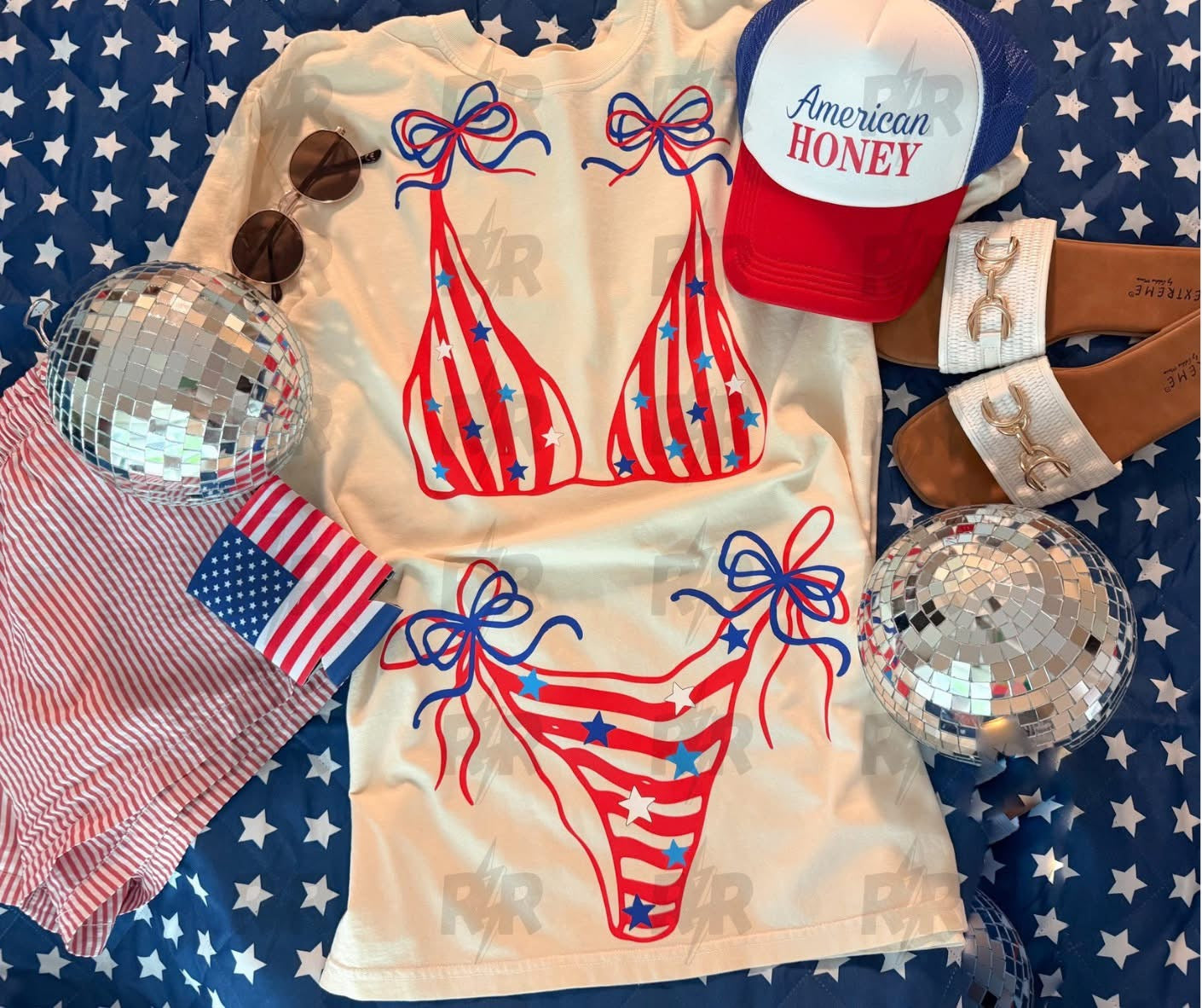 Patriotic Bikini Women’s Tshirt