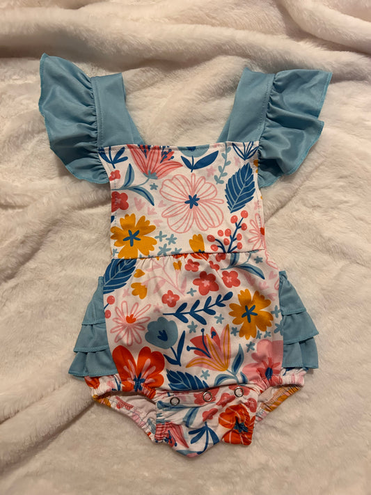 Tropical Ruffle Butt Bubble