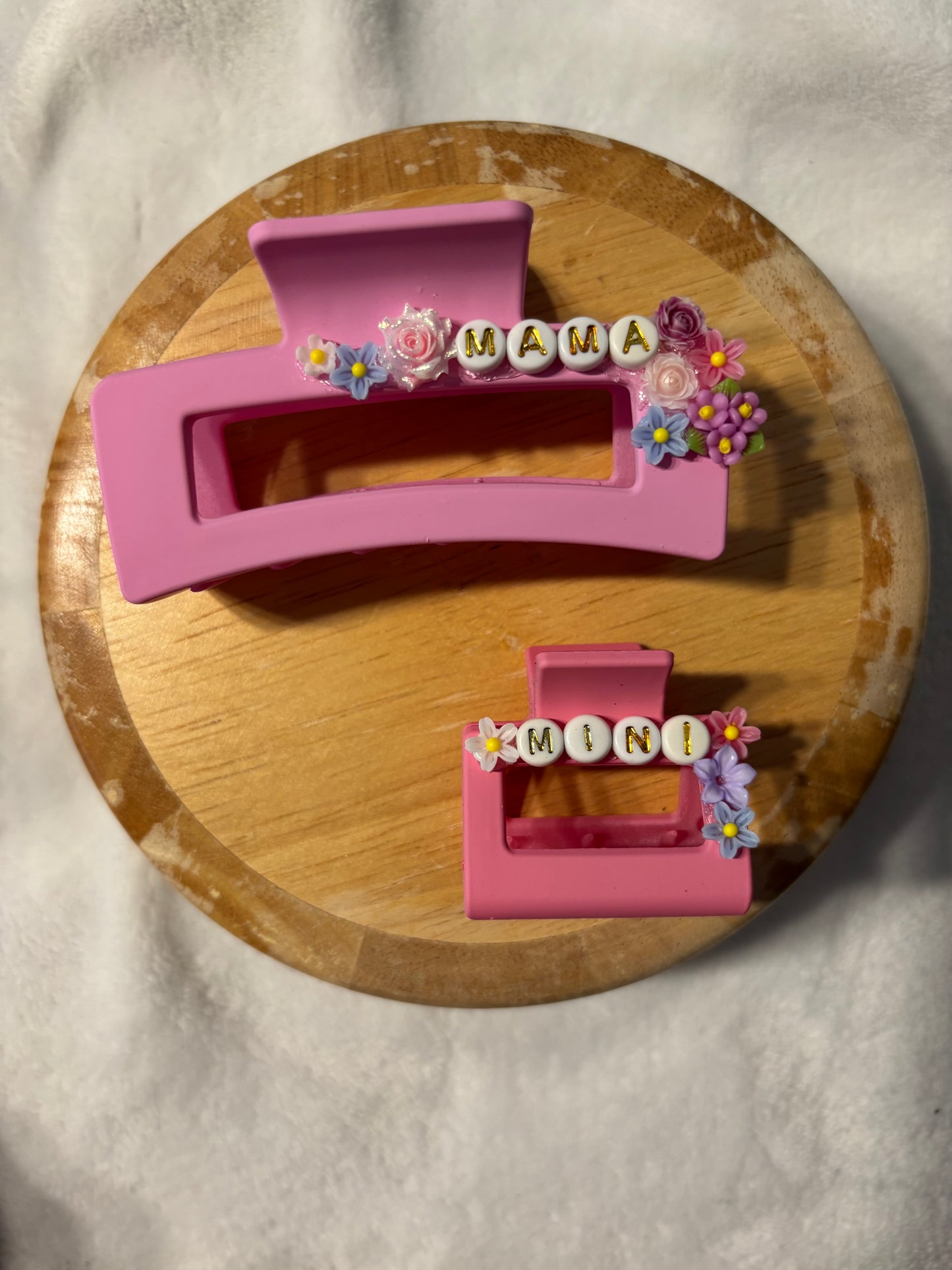Mama & mini claw clips