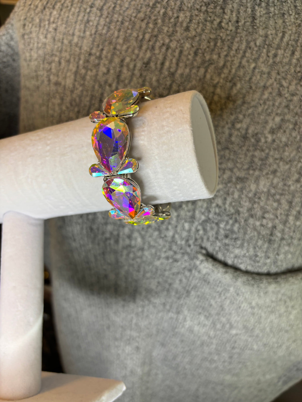AB Crystal Stretch Bracelet