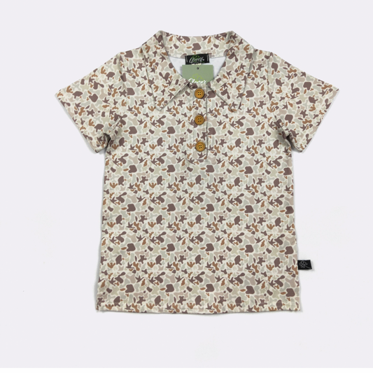 Muted Camo Collard Shirt