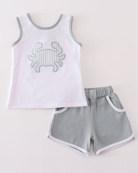 Coastal Crab Girls Set